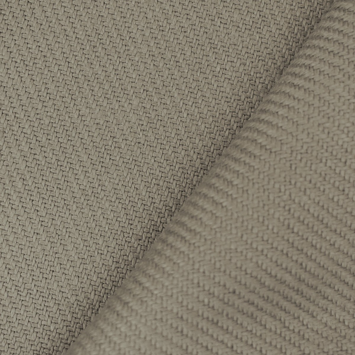 Taupe Gray Moygashel Twill Irish Linen Solid Woven Decorating Fabric