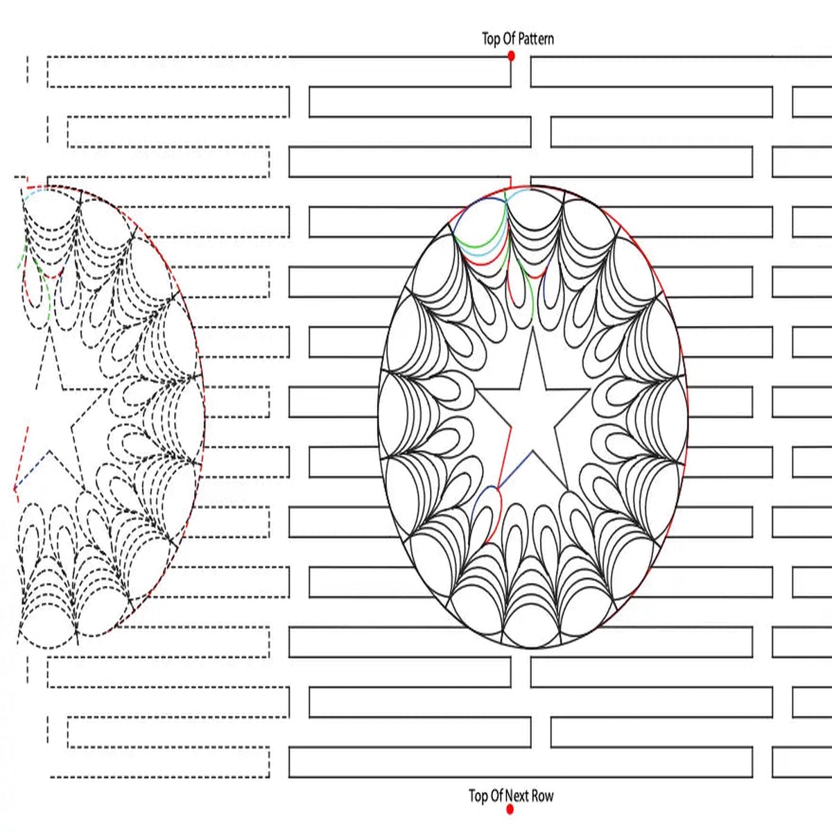 269 Star Pantograph by Linda V. Taylor