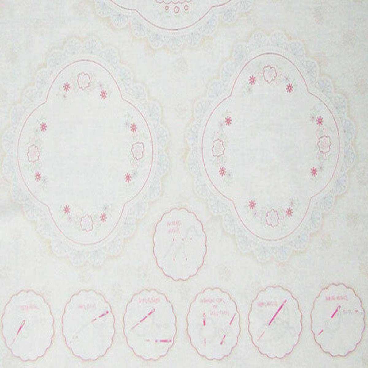 10 Panels of Cotton Panel for Embroidery