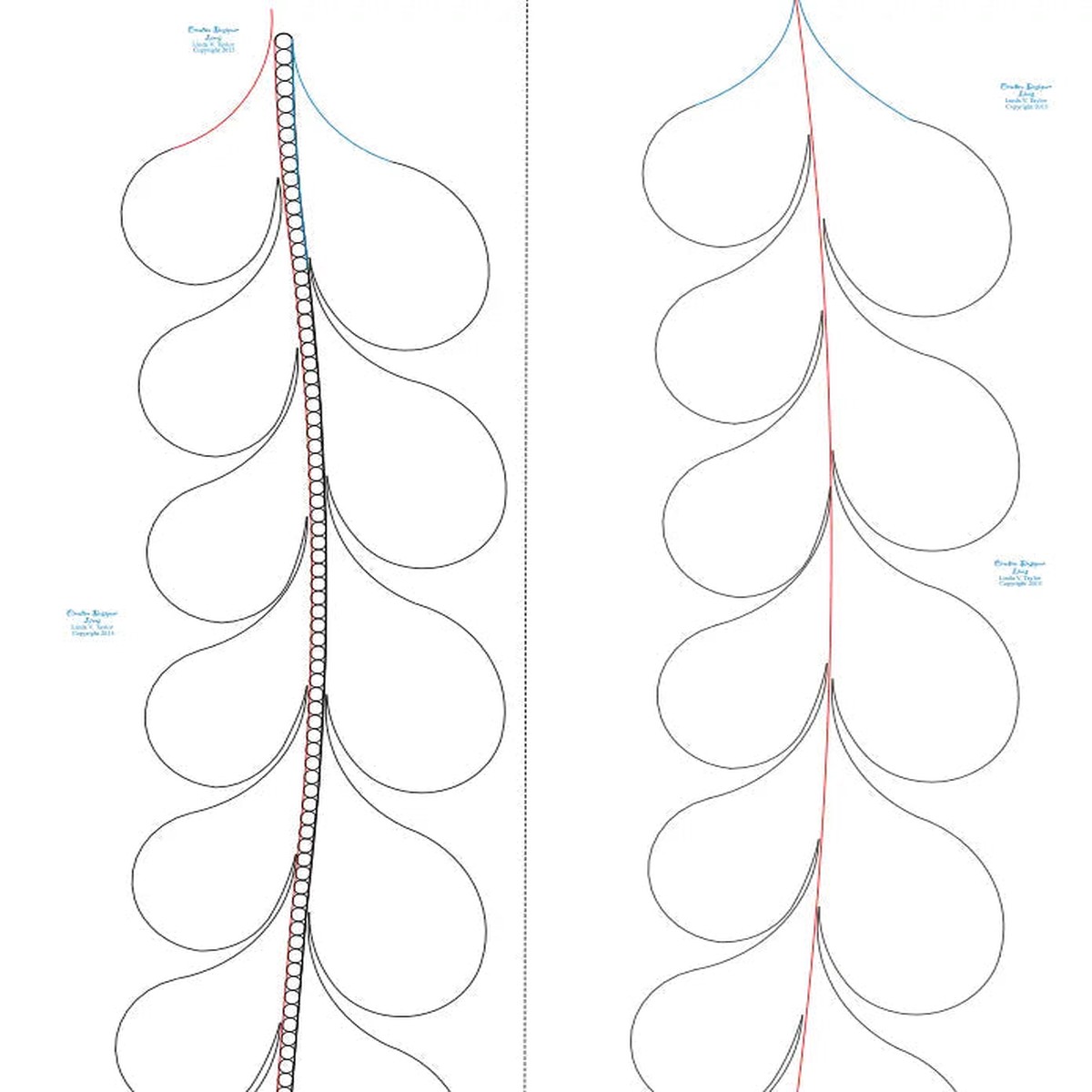 273 Border Base Pantograph by Linda V. Taylor