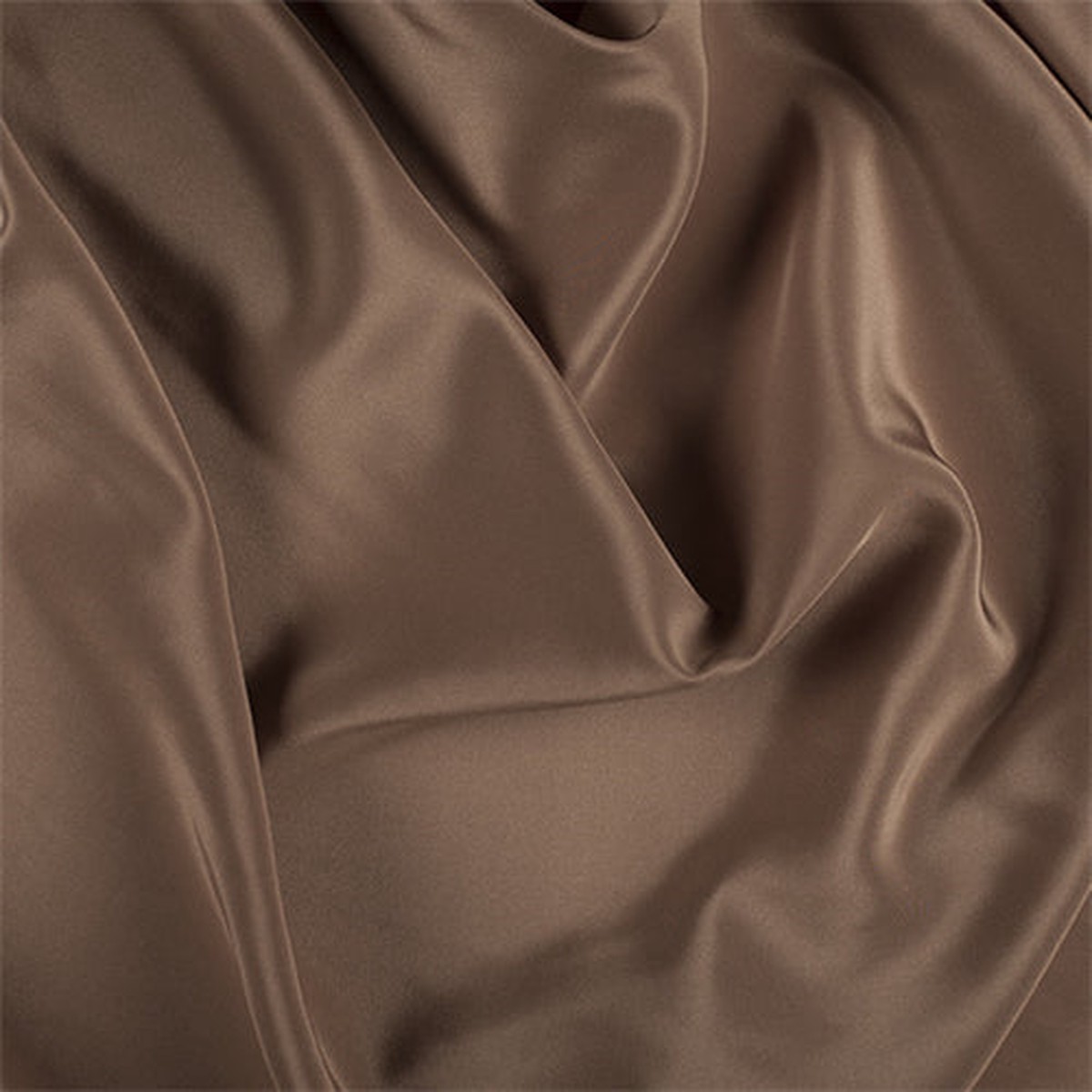 Runway Silks Brown Silk Crepe de Chine Fabric - Reorderable