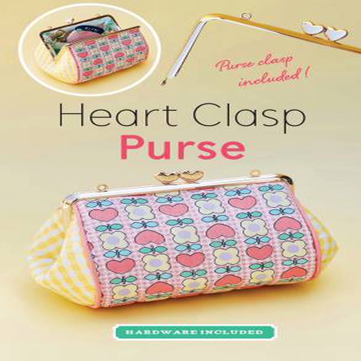 Zakka Heart Clasp Purse Kit Rose Gold