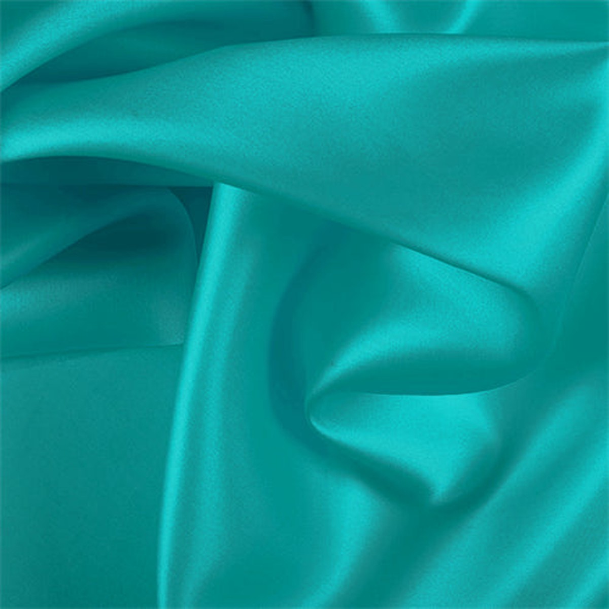 Runway Silks Teal Silk Satin Organza Fabric - Reorderable