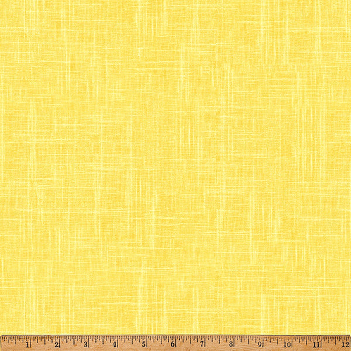 24/7: Linen Texture Buttercup Yellow Hoffman Fabrics Cotton Fabric HF-S4705-471