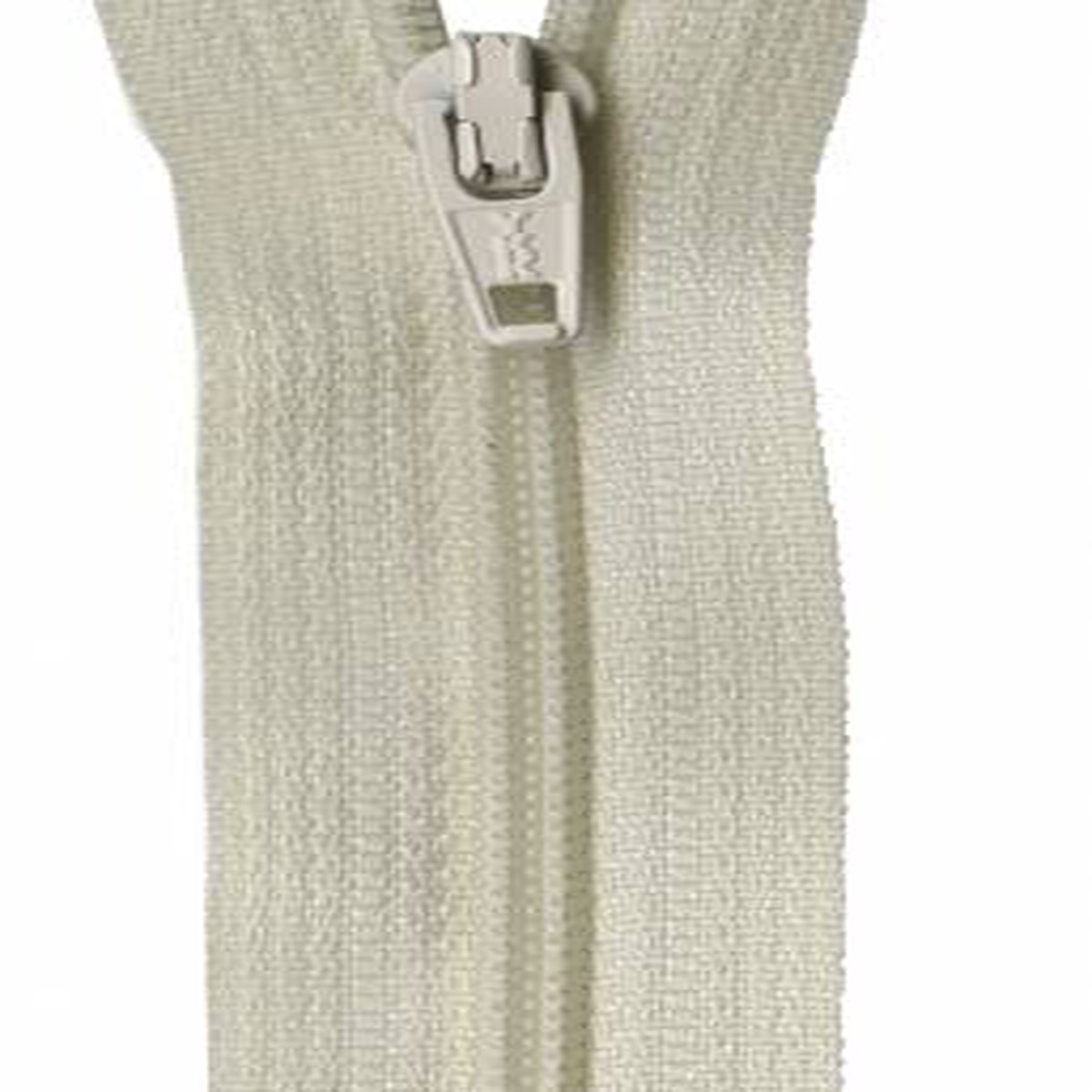 YKK Ziplon Coil Zipper 18in Natural