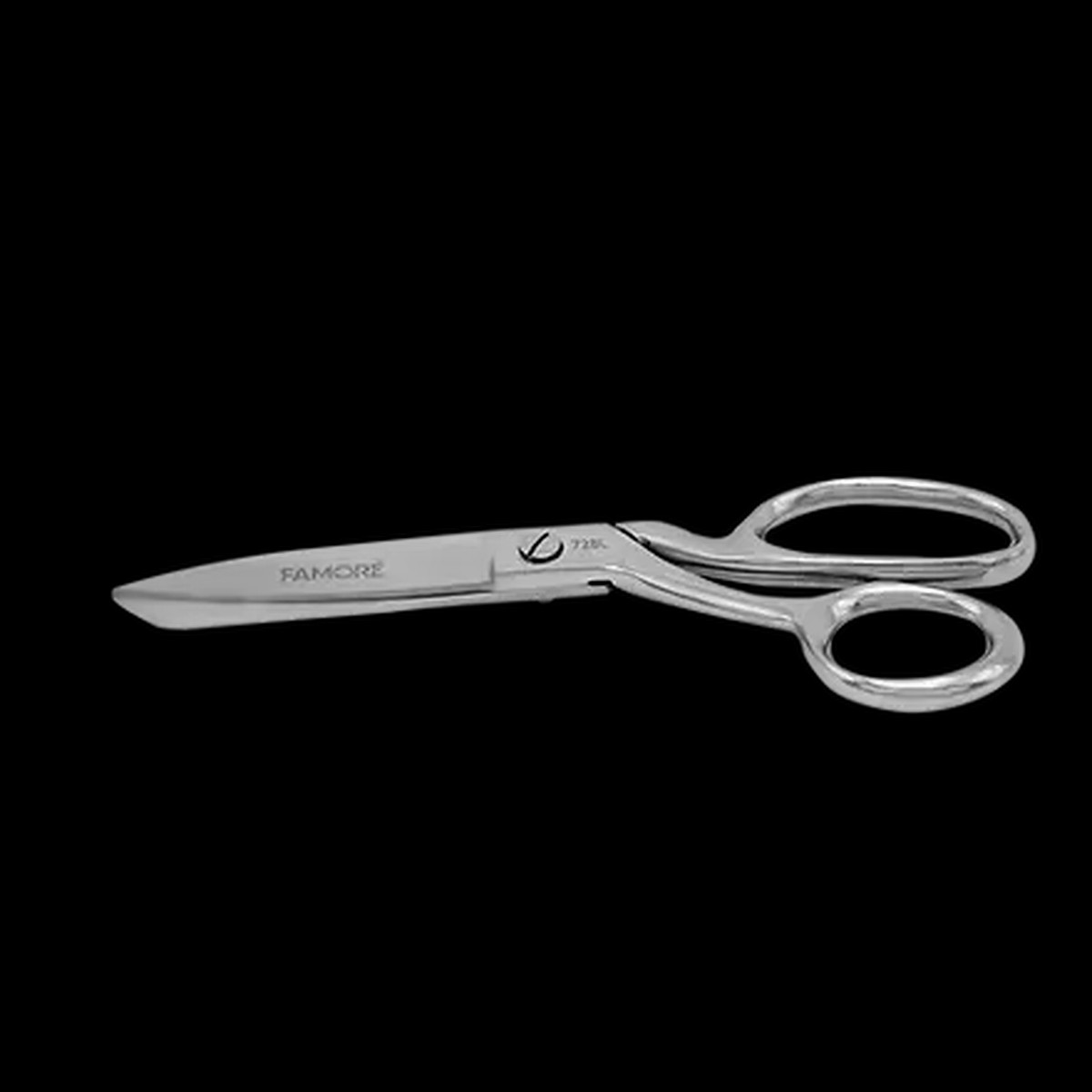 8" True Left-Hand Razor Edge Fabric Shear