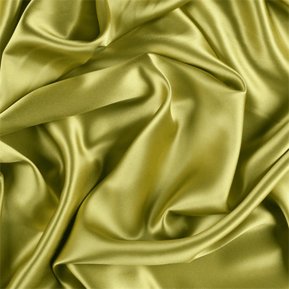 Runway Silks Chartreuse Stretch Silk Charmeuse Fabric - Reorderable