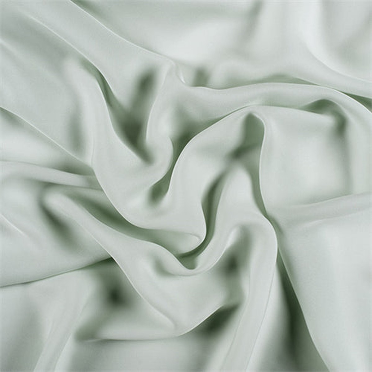 Runway Silks Sage Silk Double Georgette Fabric - Reorderable
