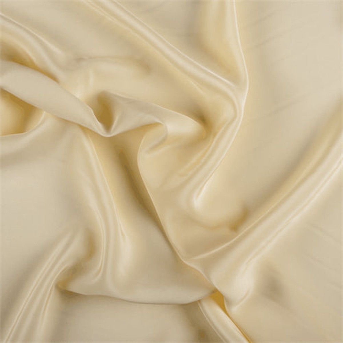 Runway Silks Yellow Silk Crepe de Chine Fabric - Reorderable