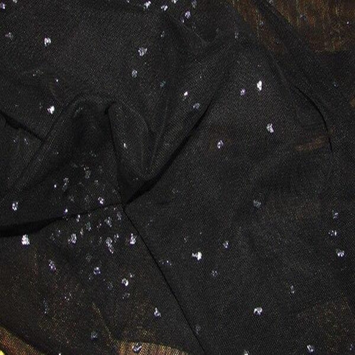 10 Yards of Sparkle Mesh Black