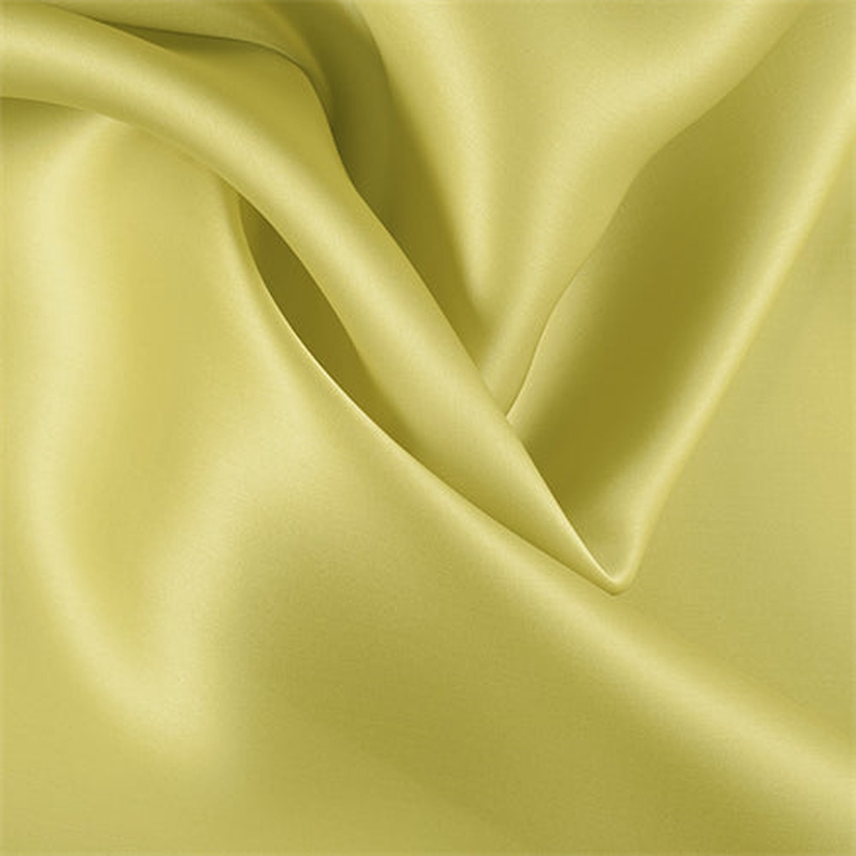 Runway Silks Chartreuse Silk Satin Organza Fabric - Reorderable