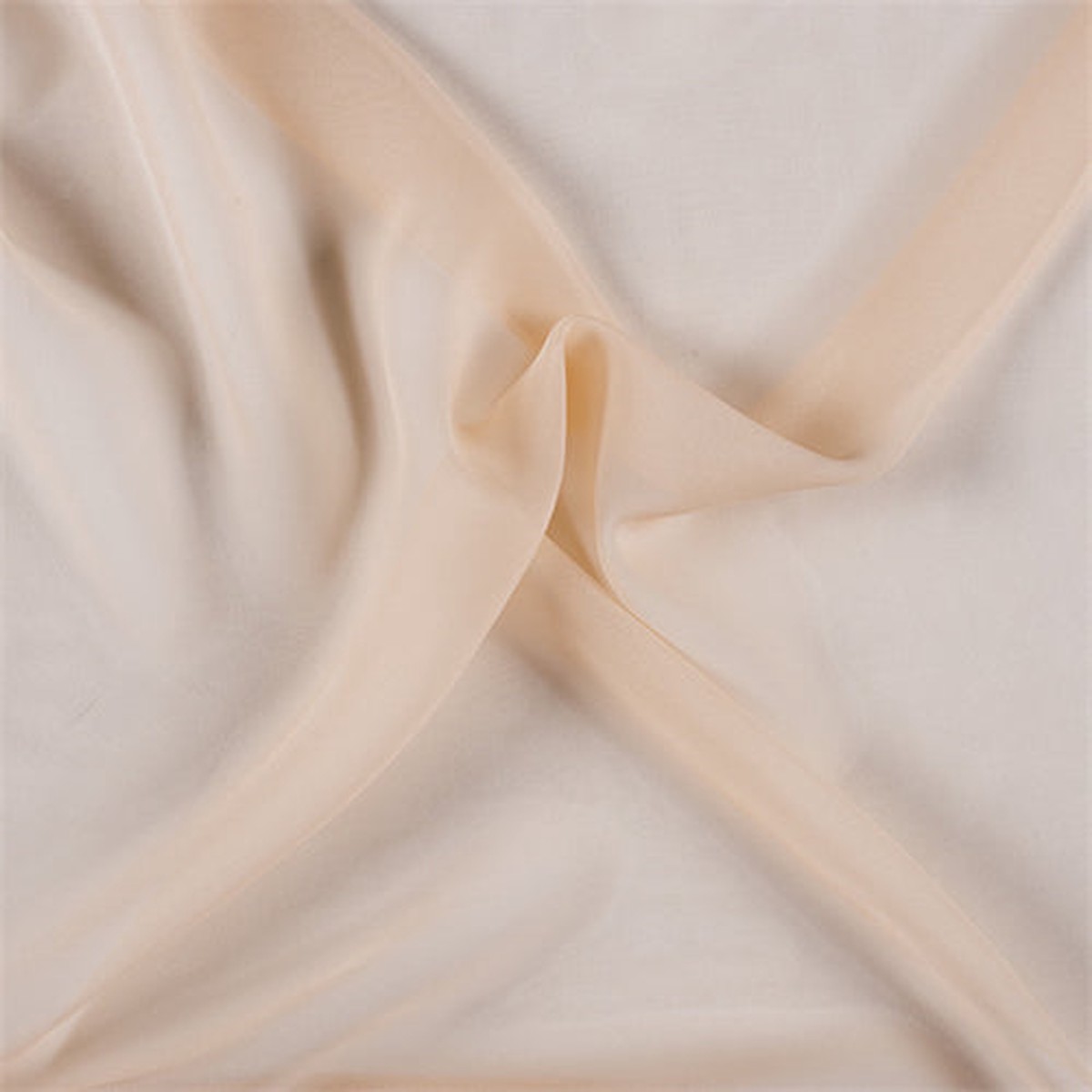 10 YD PC-Runway Silks Champagne Silk Chiffon Fabric - Reorderable