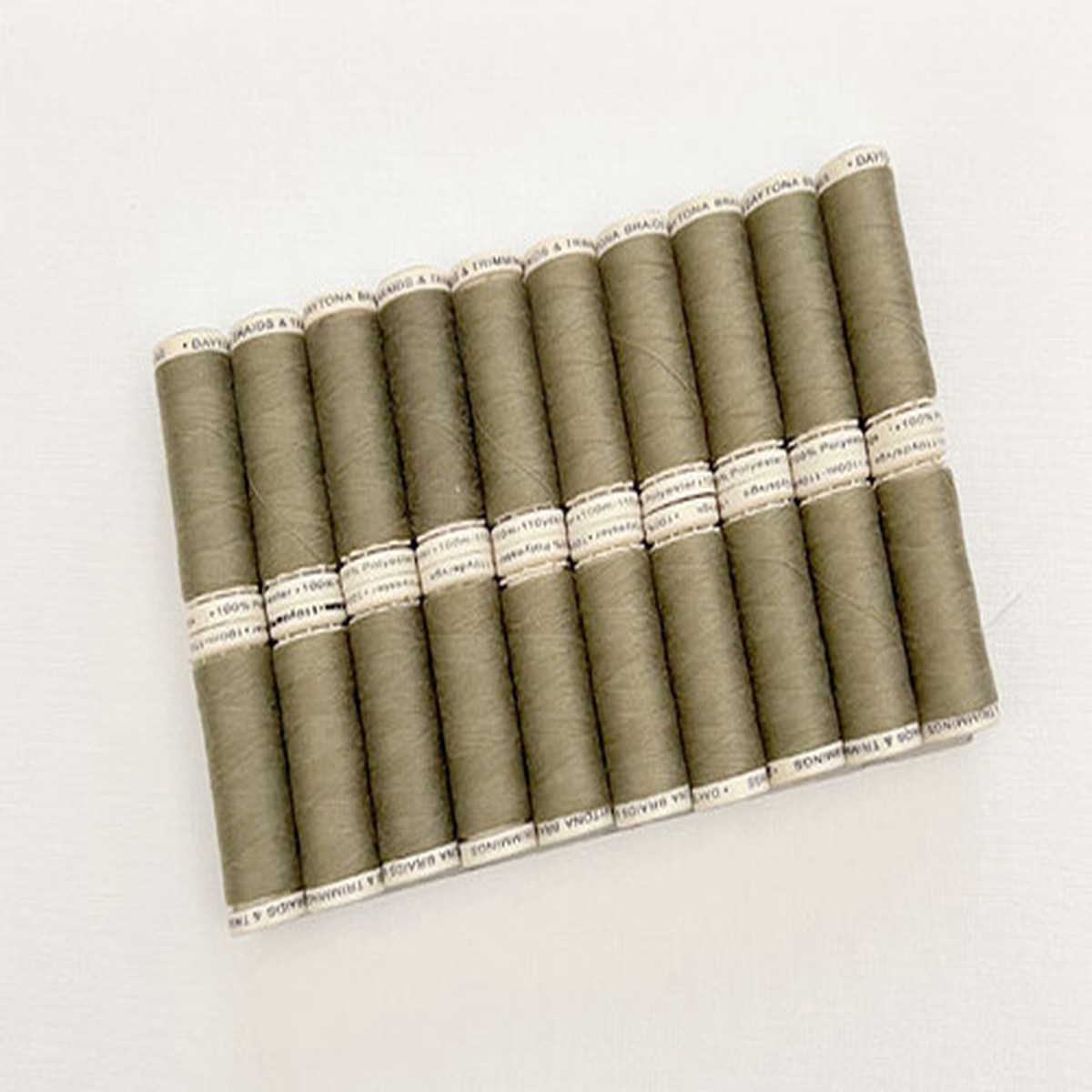 20 Spools Daytona Thread Olive Green