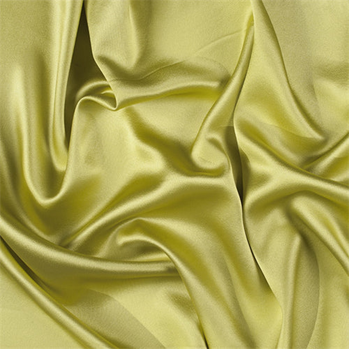 Runway Silks Chartreuse Silk Crepe Back Satin Fabric - Reorderable