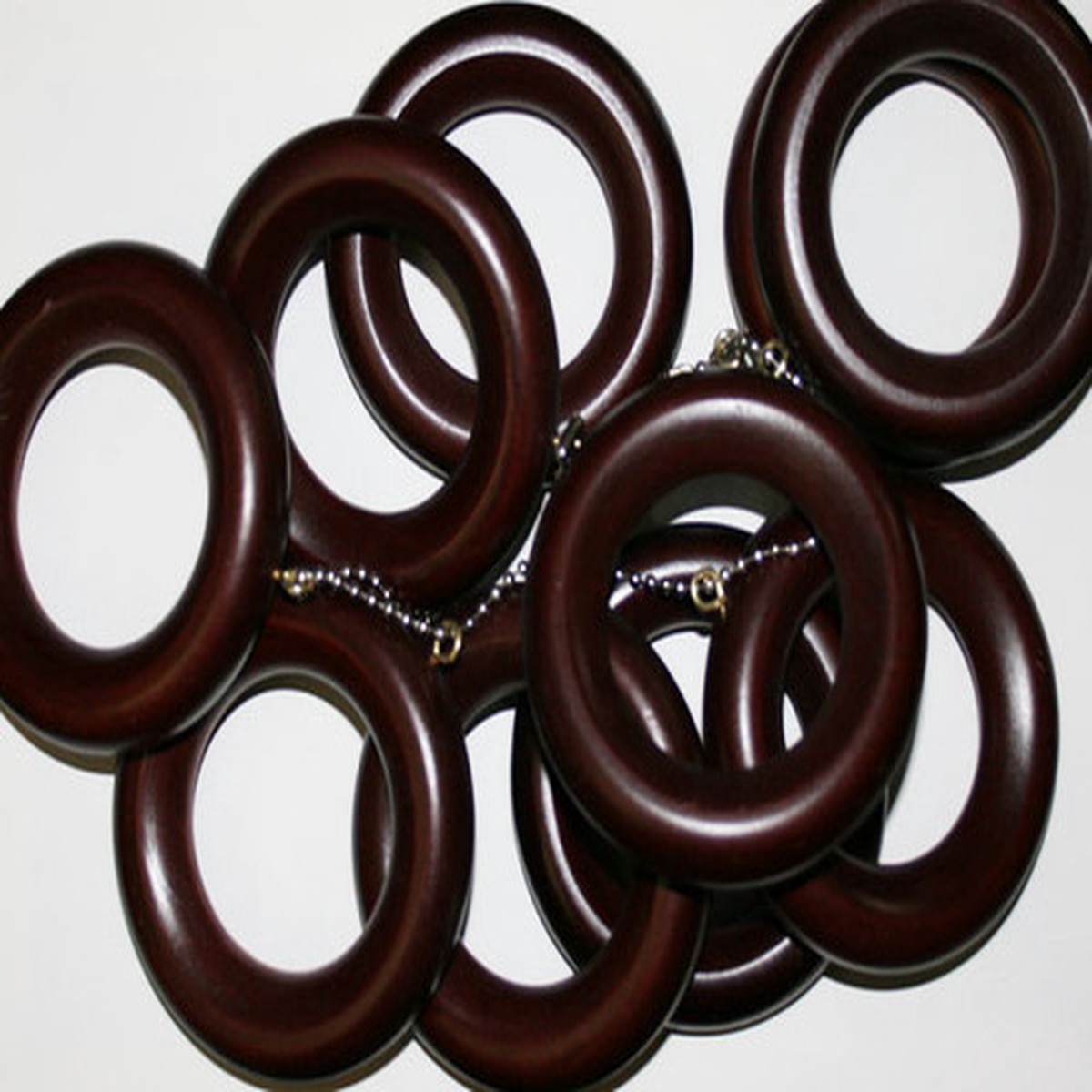 Wood Ring Pole Brown