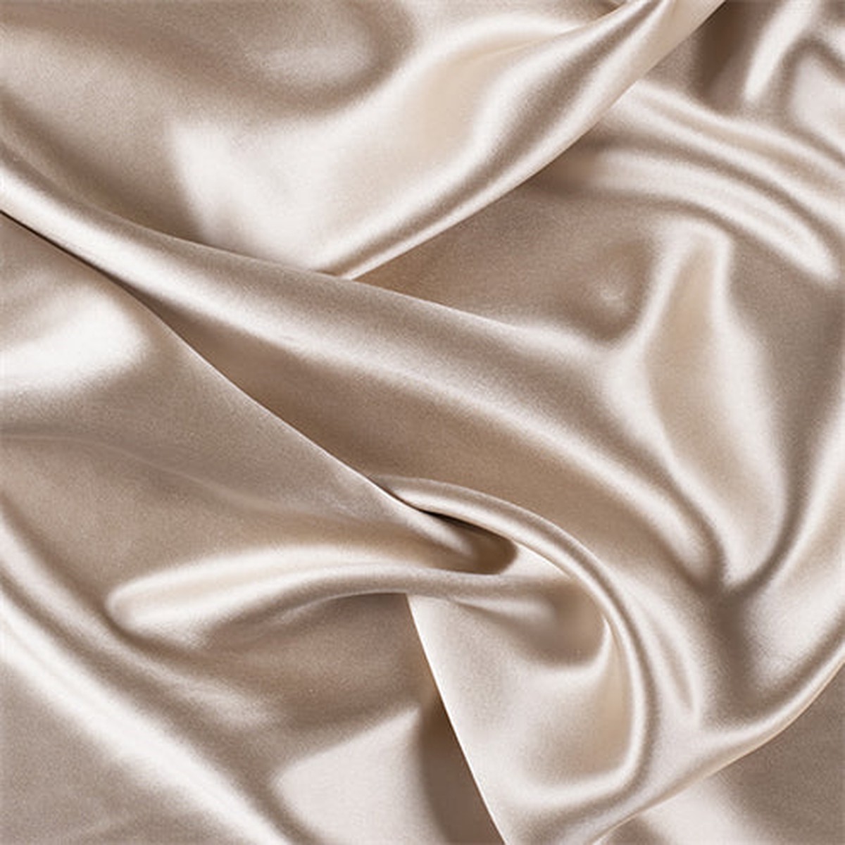 Runway Silks Beige Silk Crepe Back Satin Fabric - Reorderable