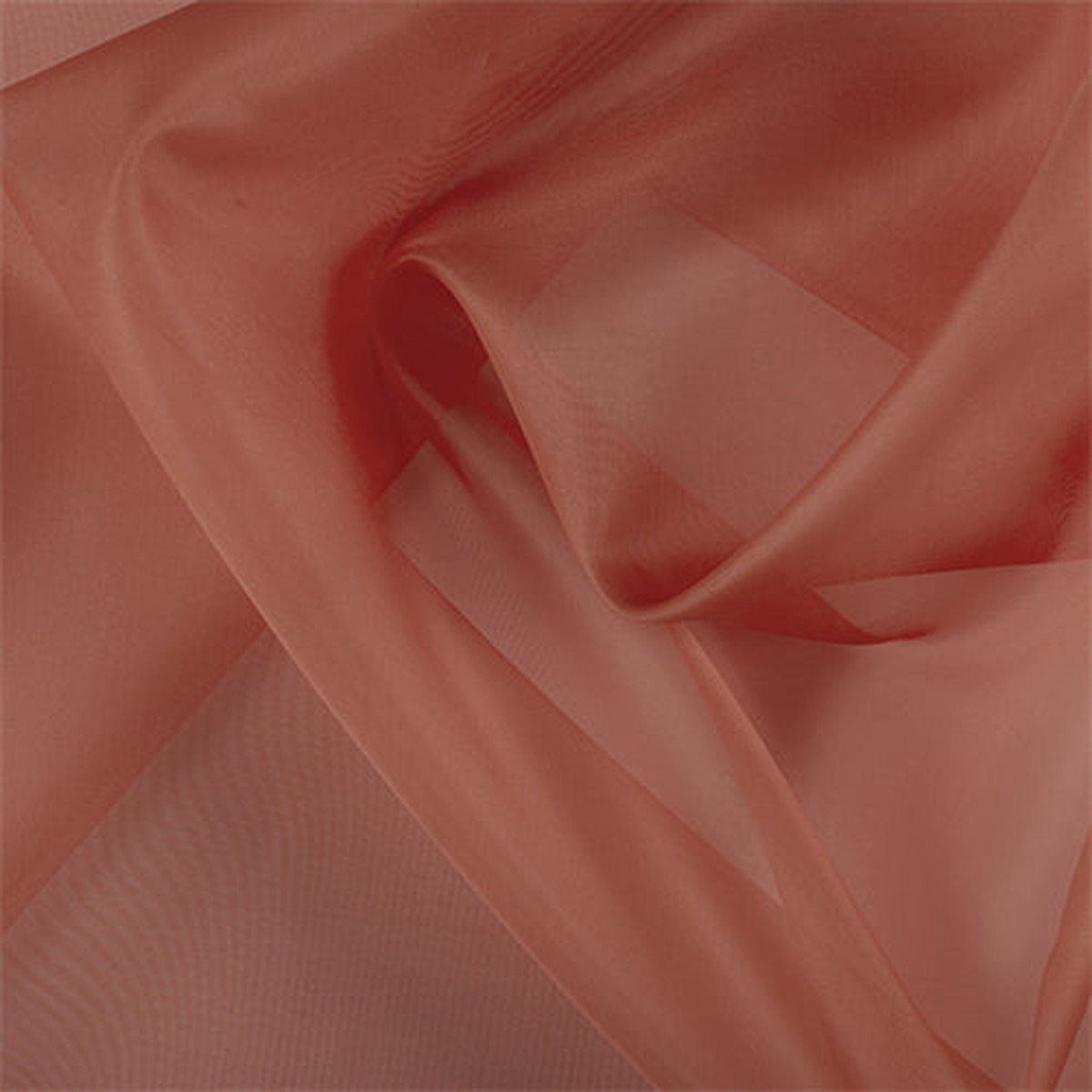 Runway Silks Tangerine Silk Organza Fabric - Reorderable