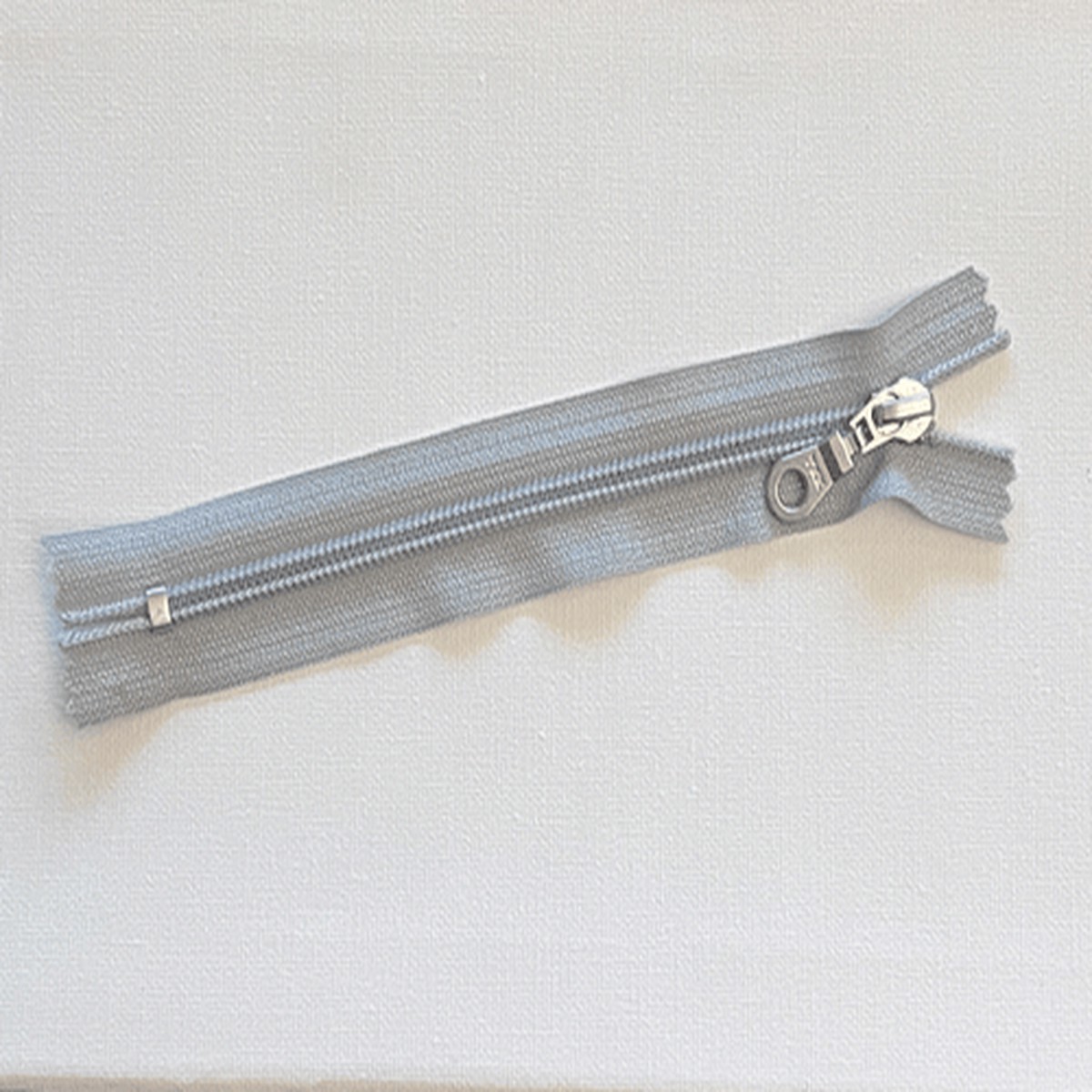 10 Pack 7'' Zipper Grey