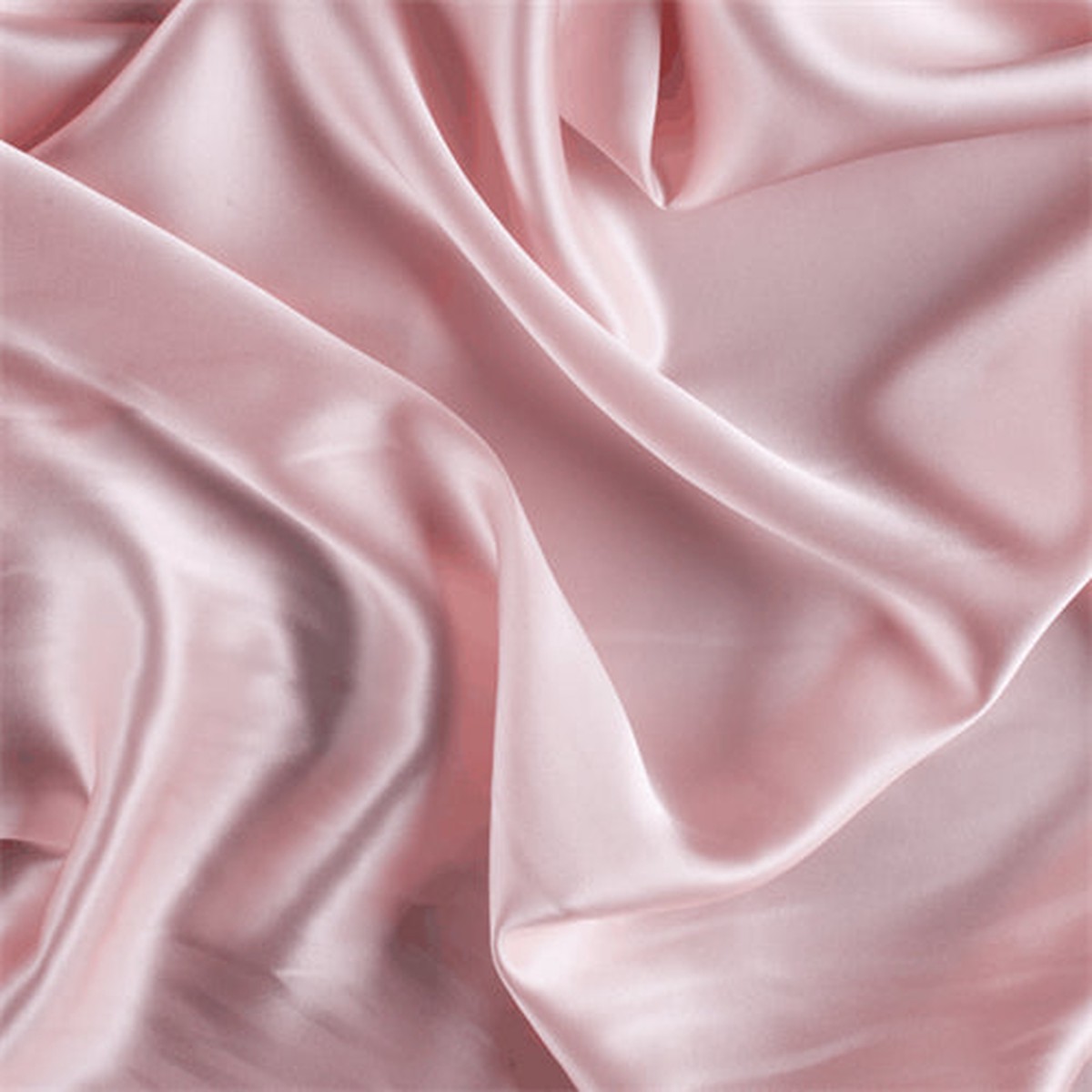 Runway Silks Blush Pink Silk Charmeuse Fabric - Reorderable
