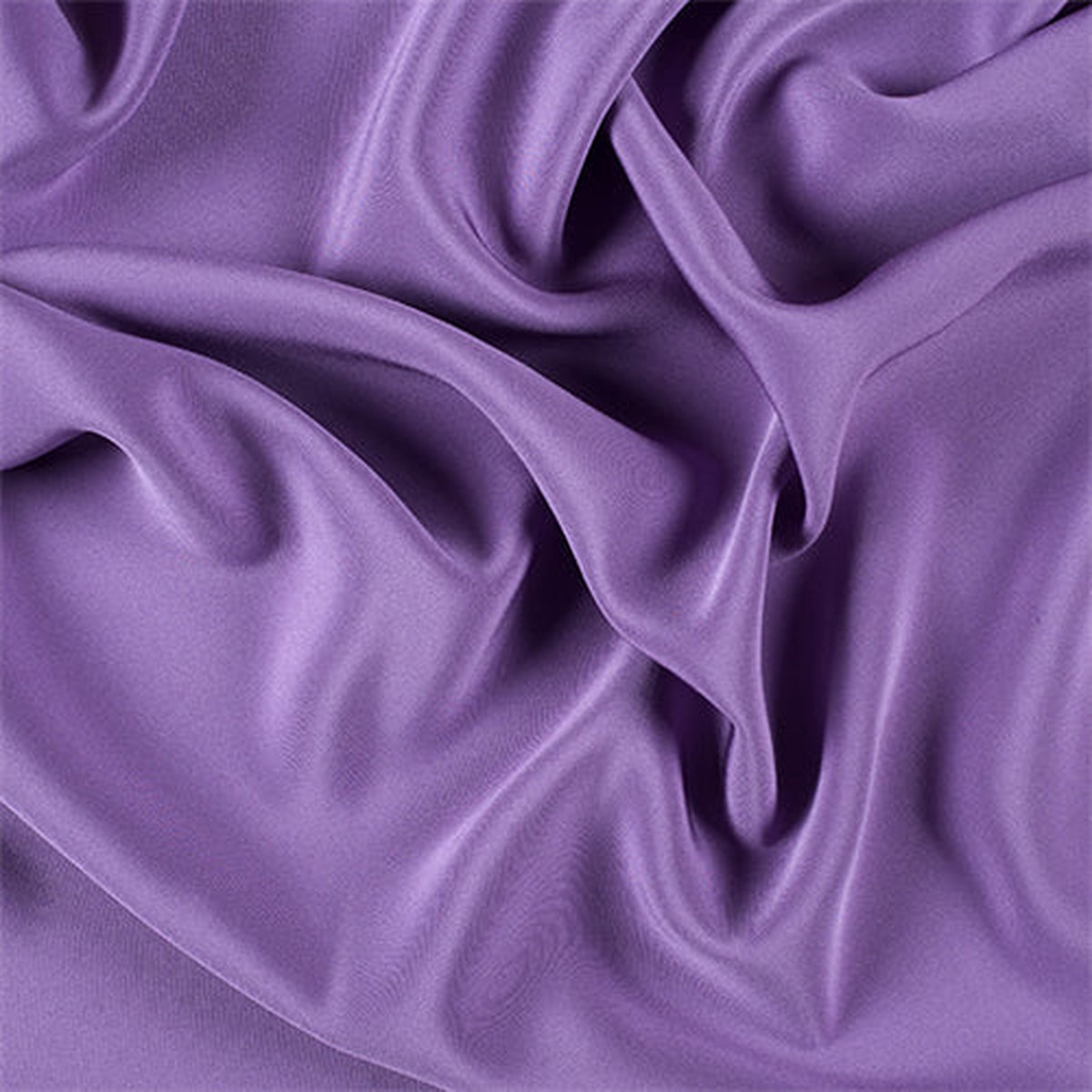 Runway Silks Violet 4 Ply Silk Crepe Fabric - Reorderable
