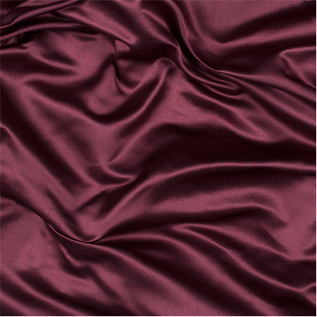 Runway Silks Burgundy Silk Duchess Satin Fabric - Reorderable