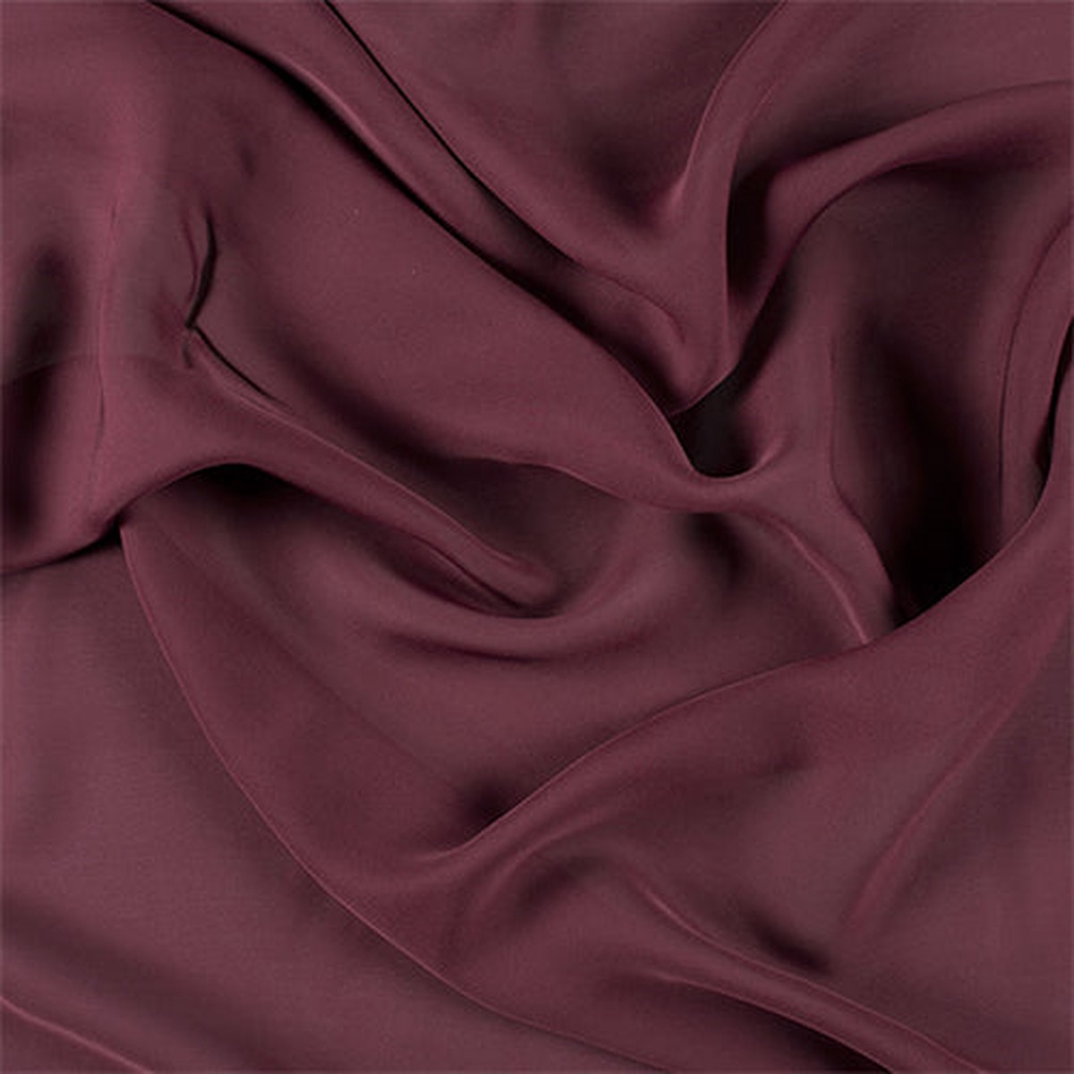 Runway Silks Wine Silk Double Georgette Fabric - Reorderable