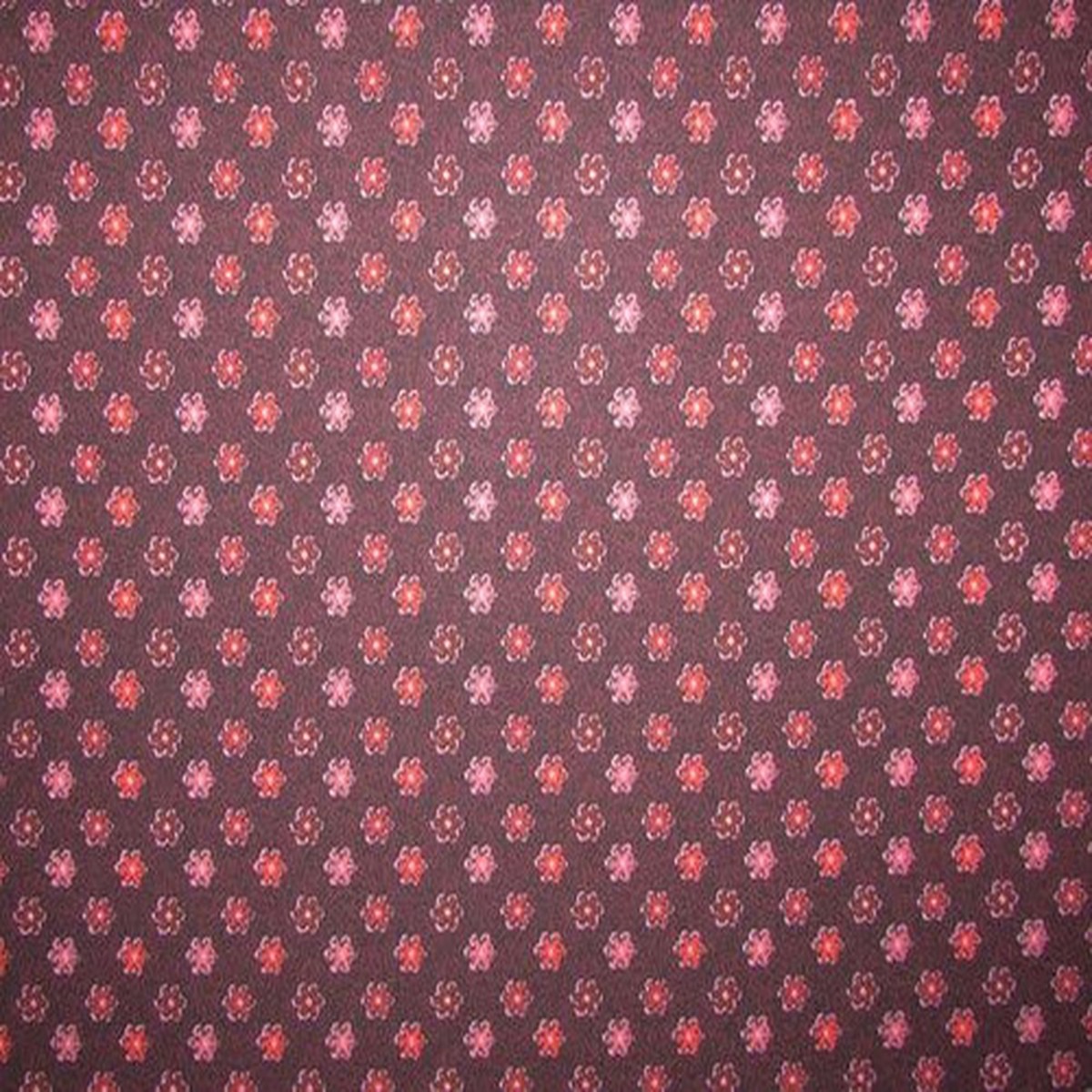 10 Yards of Floral Quilting Cotton on Wine D