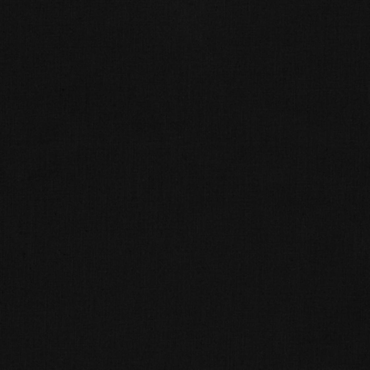 (SOLD PER BOLT) Kona Black Solid Robert Kaufman Cotton Fabric Kona-Black K001-1019-FB