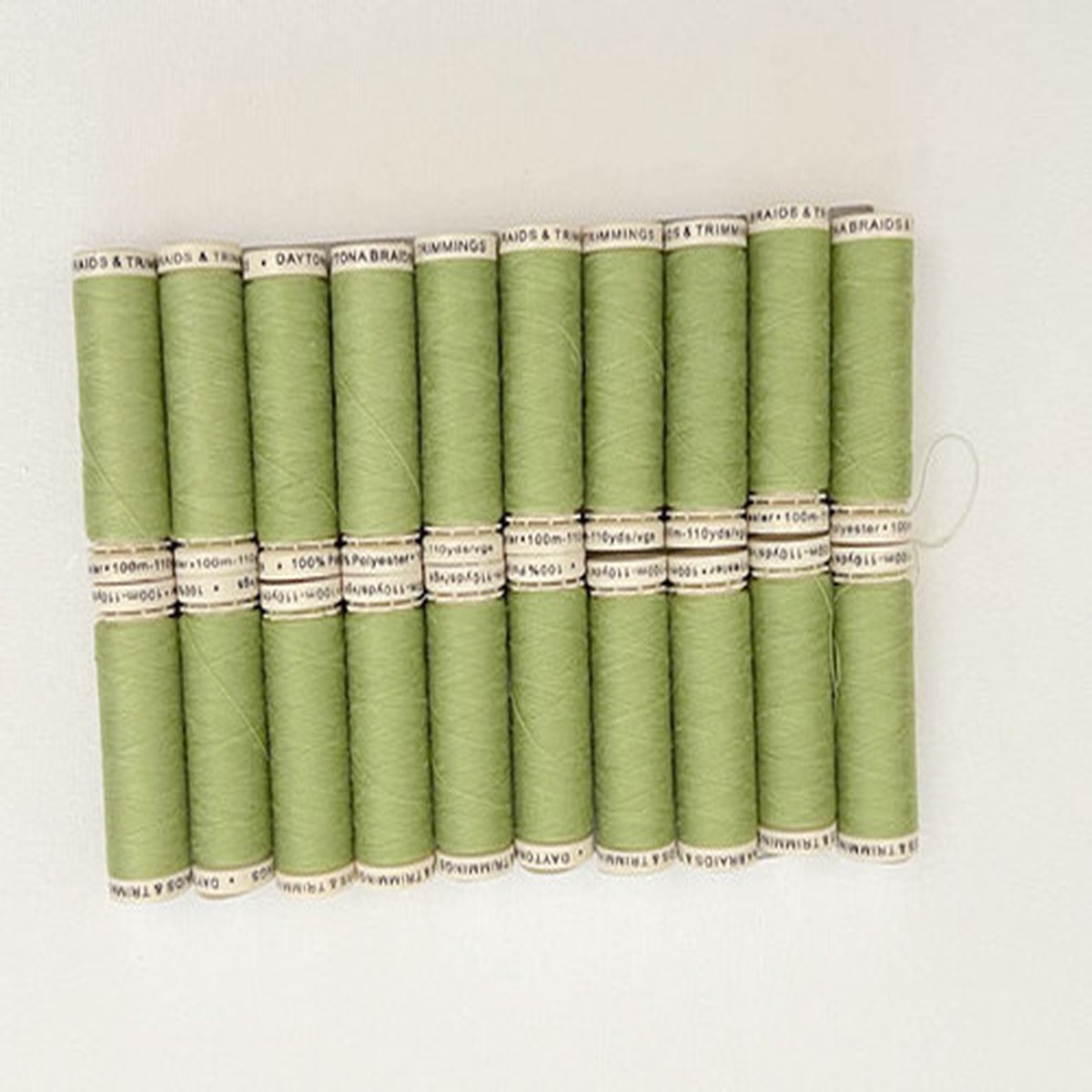 10 Spools Daytona Thread Light Green