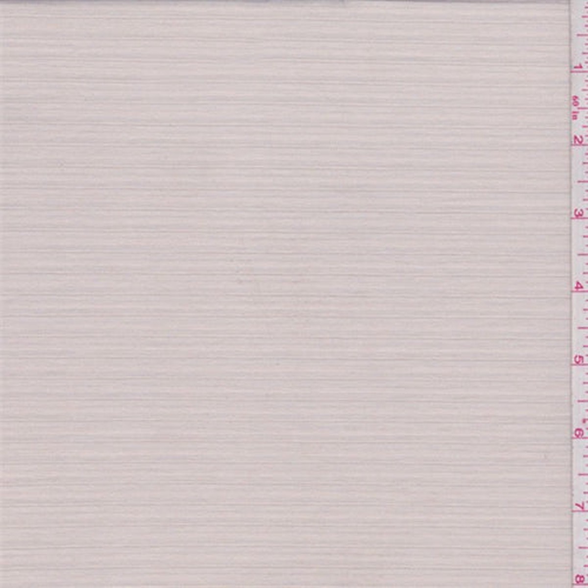 1 YD PC-Peach Beige Embroidered Stripe Suiting Fabric