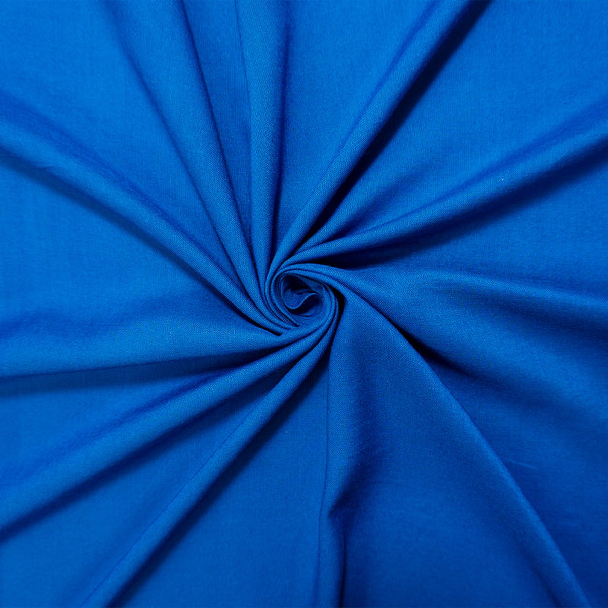 Aegean Blue Rayon Solid Challis Woven Fabric
