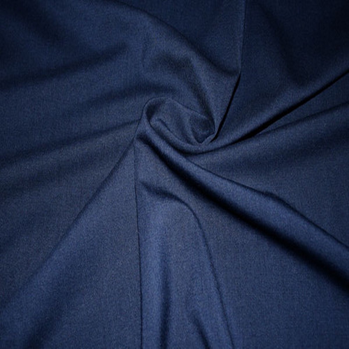 Wool Stretch Navy Blue