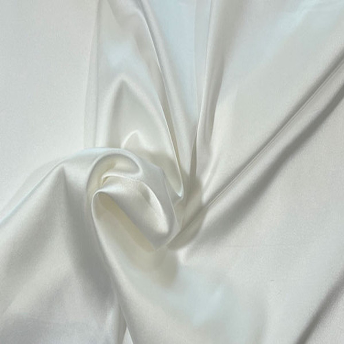 10 Yards of Charmeuse Satin Chalk White