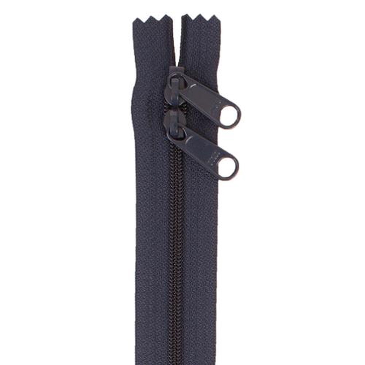 Double Slide Zipper Navy Blue By Annie's 30 inches BYA-ZIP30-235