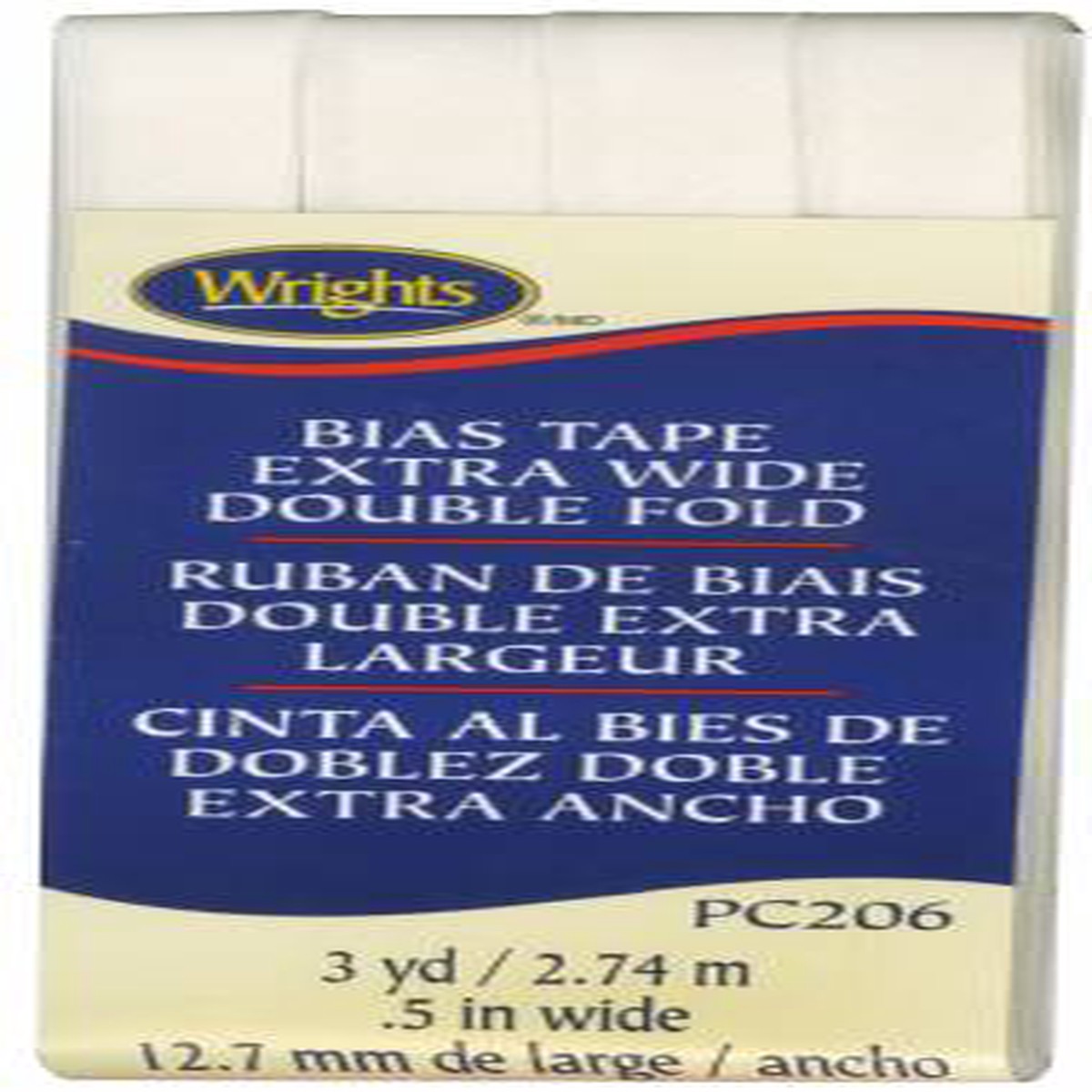 Wrights Extra Wide Double Fold Bias Tape - Oyster