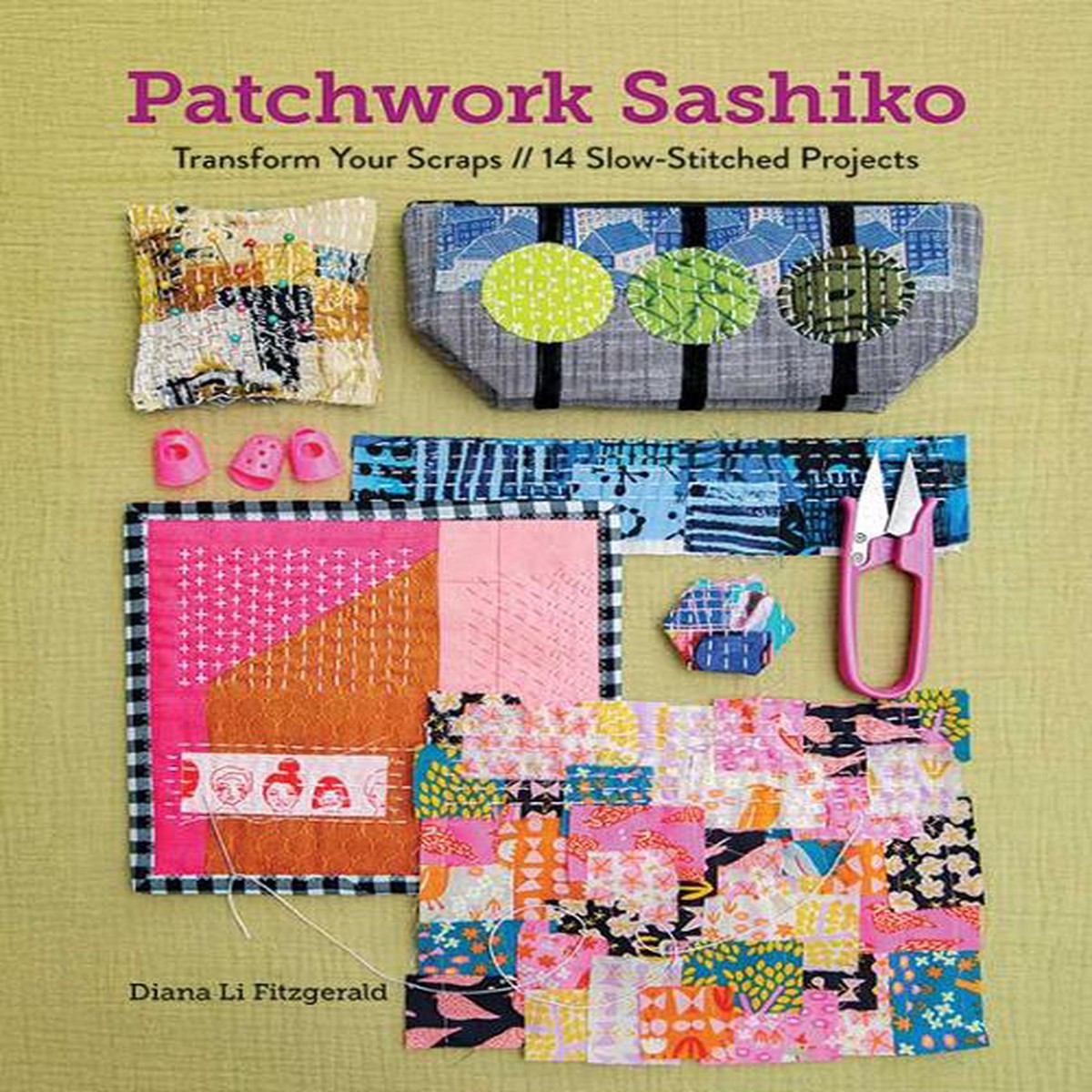 Patchwork Sashiko Needle Art Book C&T Pub/Simon & Schuster CT-11614