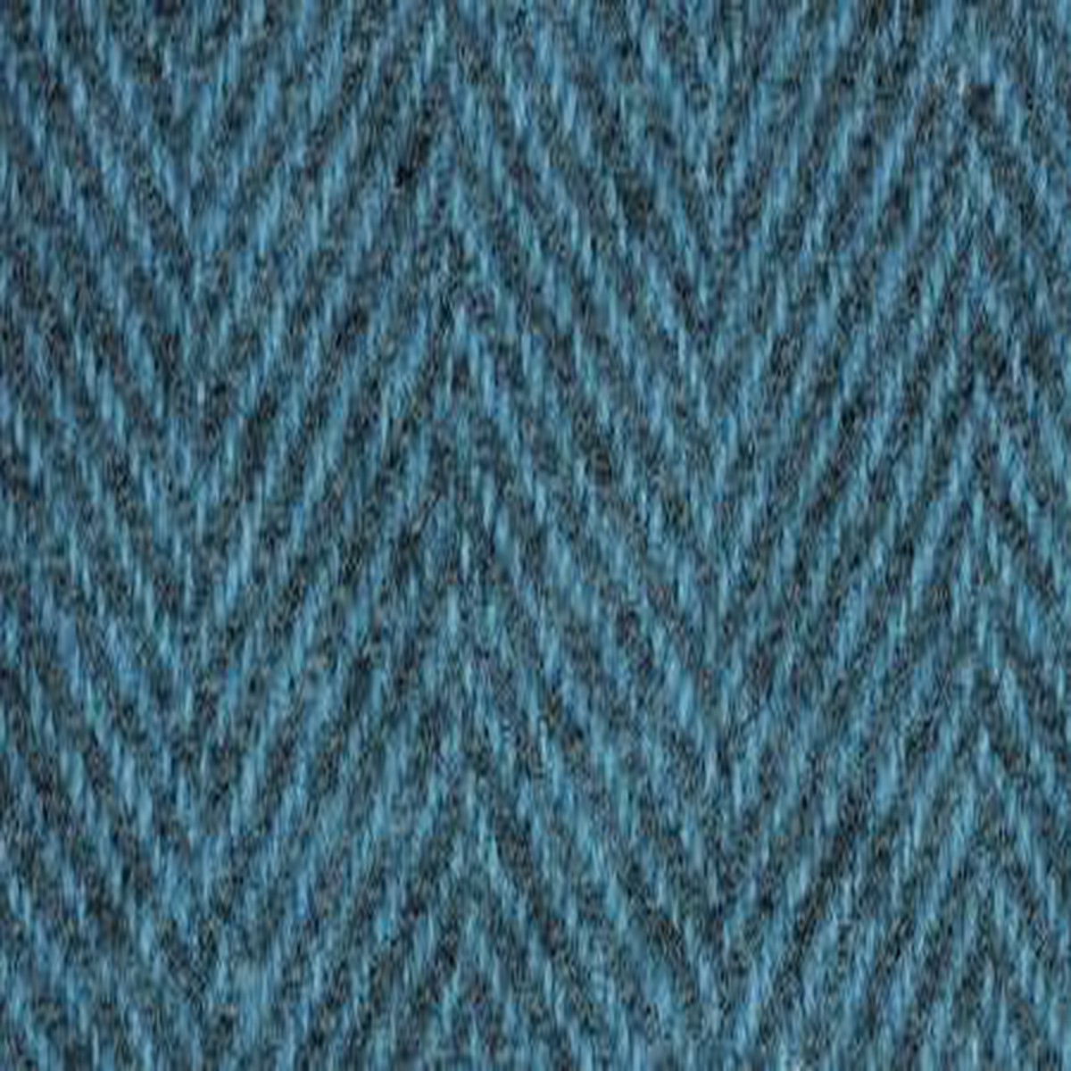 Wool Fat Quarter Herringbone Blue Topaz