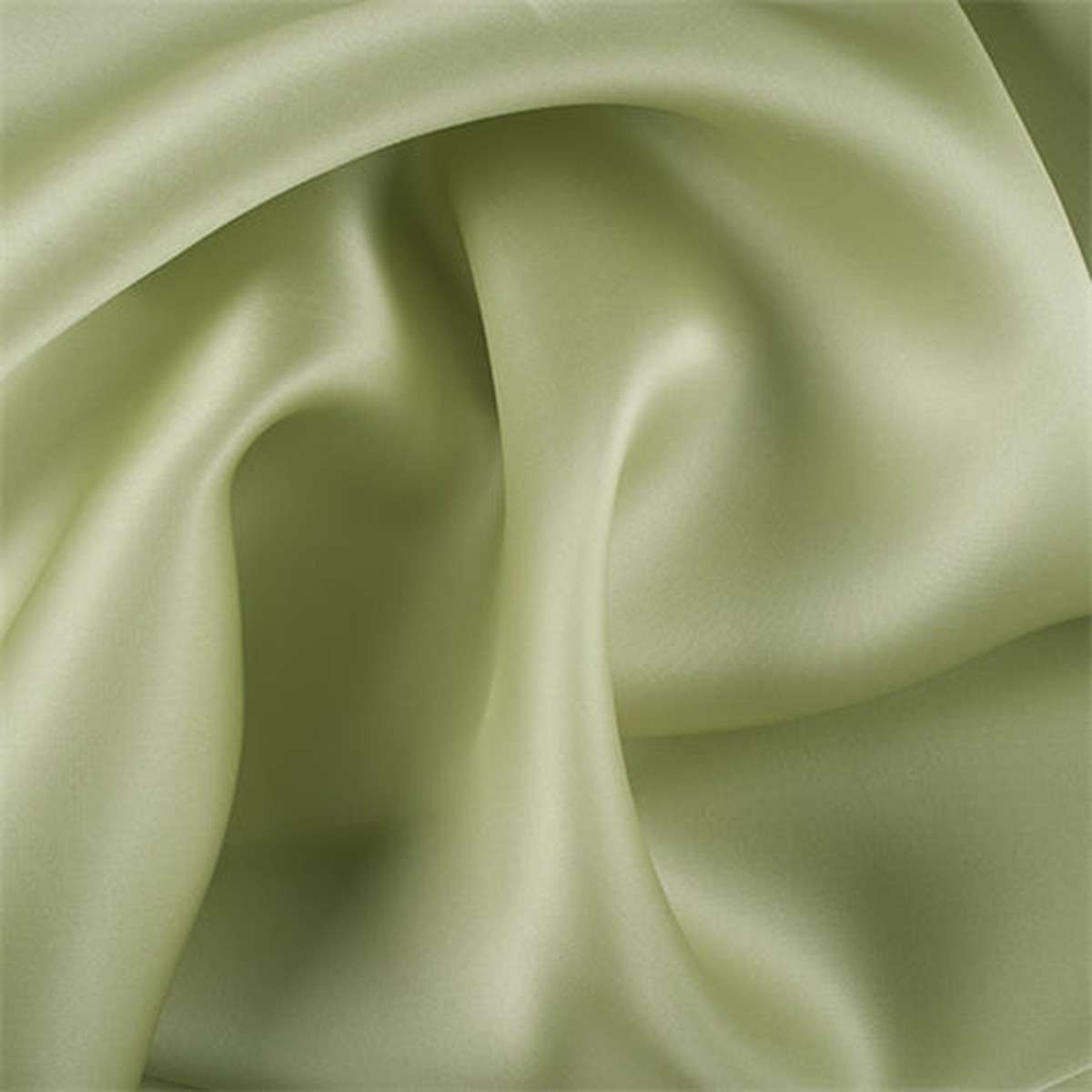 Runway Silks Celery Silk Satin Organza Fabric - Reorderable