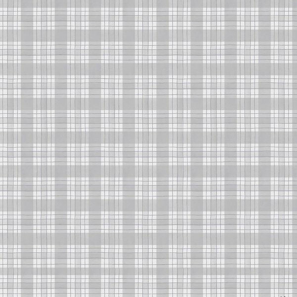 Zest Life Plaid Gray Cynthia Coulter Wilmington Prints Cotton Fabric WP-3063-19159-999